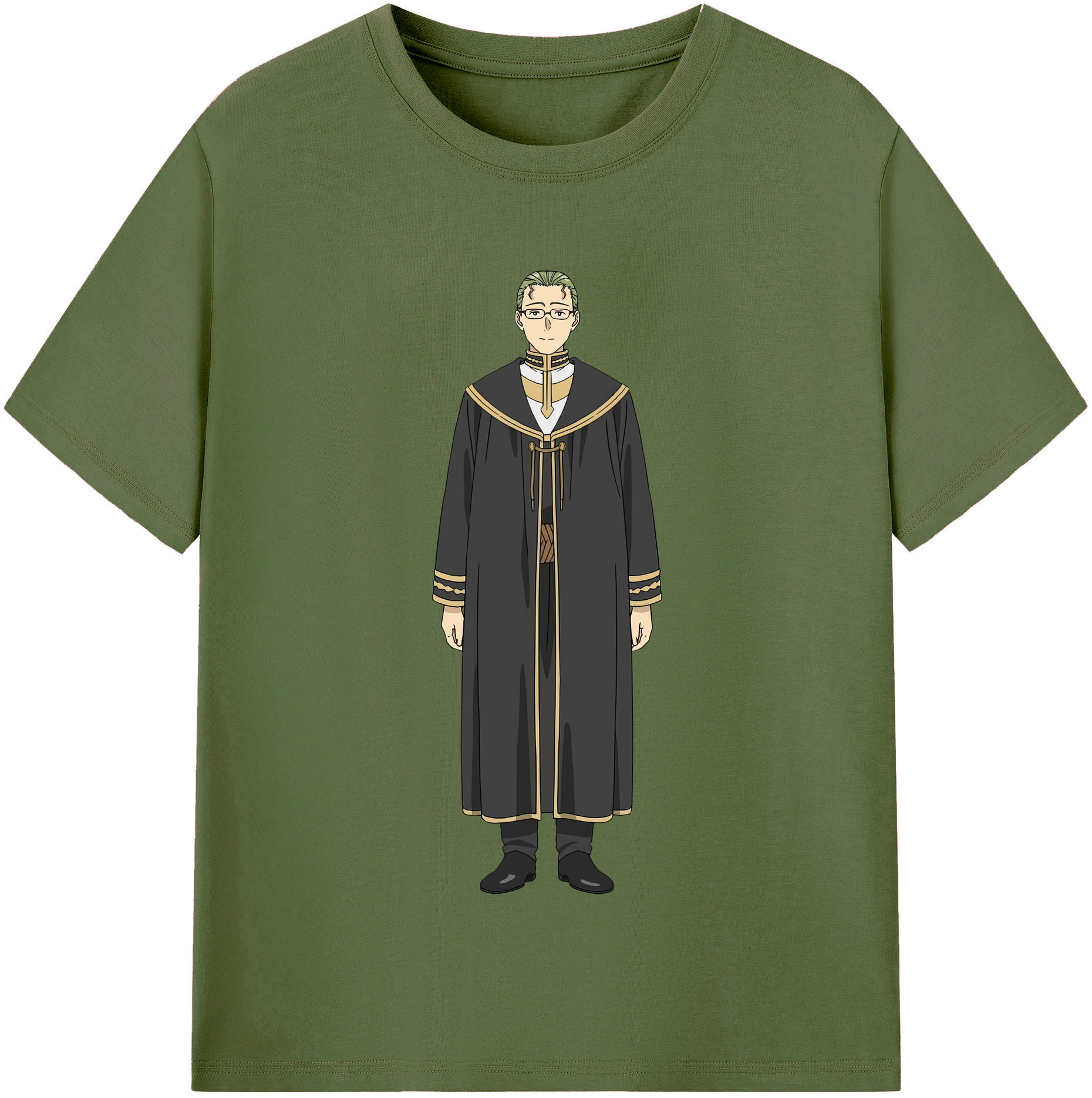 （画像用） 葬送のフリーレン Frieren 綿100％半袖Tシャツ（フロントプリント）